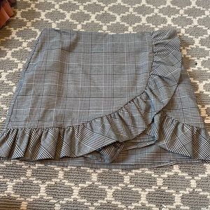 Plaid skort